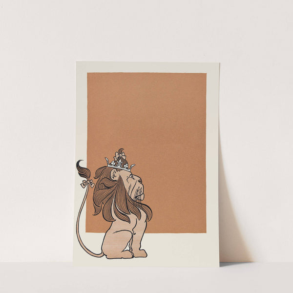 The lion becomes the king of beasts by William Wallace Denslow