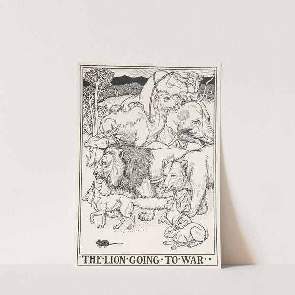 The Lion Going to War (1900) by Percy J. Billinghurst