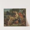 The Lion Hunt (1855) by Eugène Delacroix