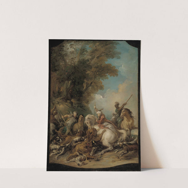 The Lion Hunt by Jean-François de Troy