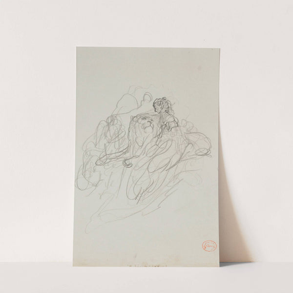 The Lion in Love (ca 1867) by Gustave Doré