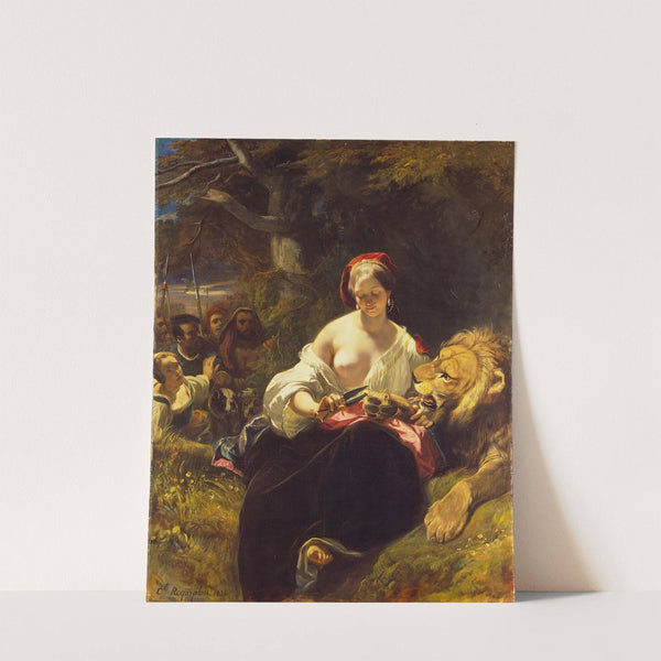 The Lion in Love by Camille-Joseph-Etienne Roqueplan
