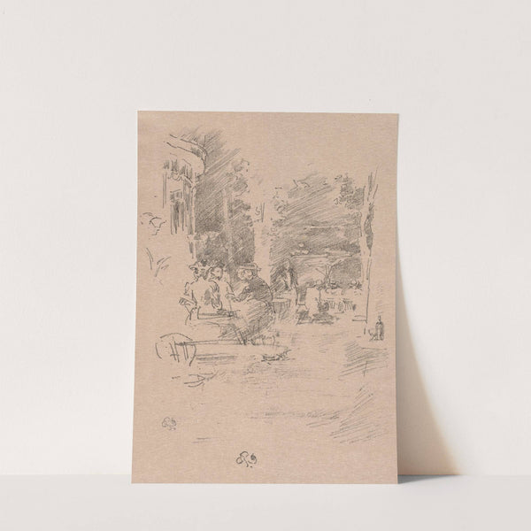 The Litte Café au Bois (1894) by James Abbott McNeill Whistler