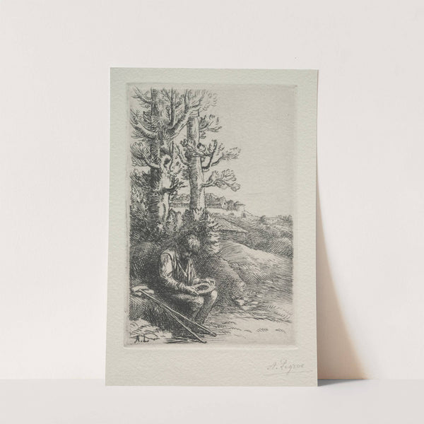 The Little Beggar (c. 1857–1911) by Alphonse Legros