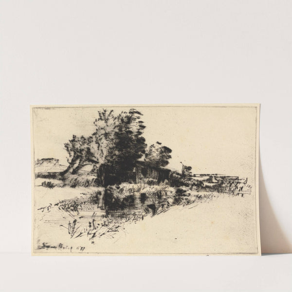 The Little Boat House by Francis Seymour Haden