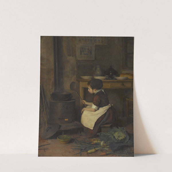 The Little Cook (La Petite Cuisinière) by Pierre Edouard Frère