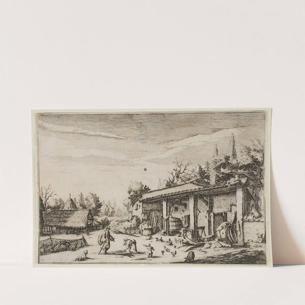 The Little Farm (1618) by Jacques Callot