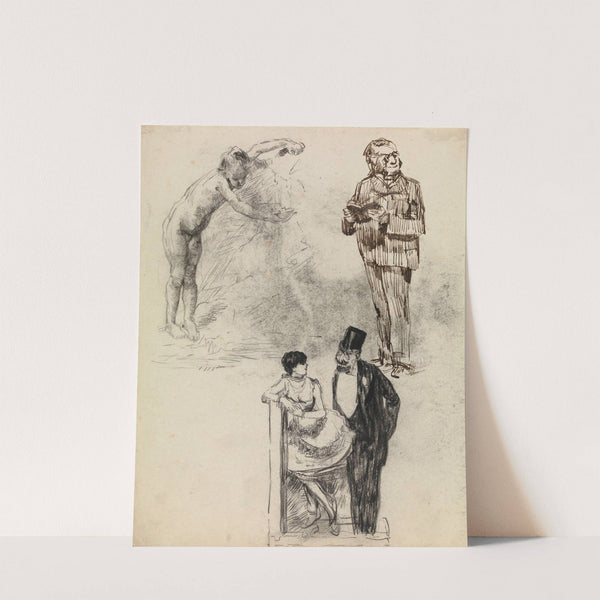 The Little Fountain and Other Figures (1880-1886) by James Ensor