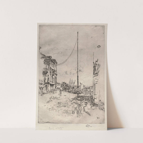 The Little Mast (1880) by James Abbott McNeill Whistler