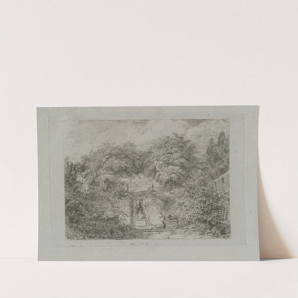 The Little Park (c. 1763) by Jean-Honoré Fragonard