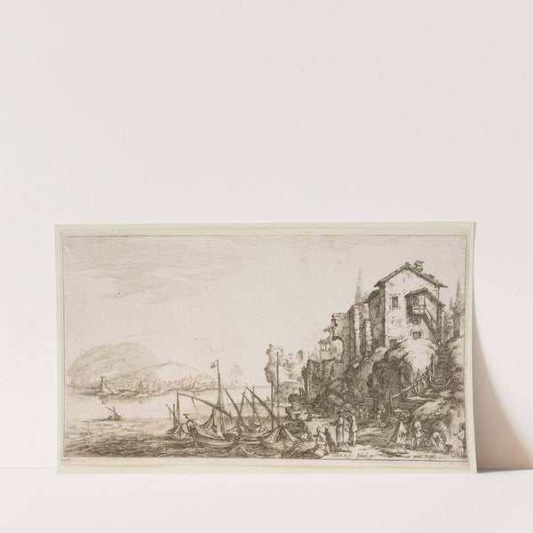 The Little Port (1630) by Jacques Callot