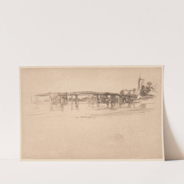 The Little Putney, No. 1 (ca. 1879) by James Abbott McNeill Whistler