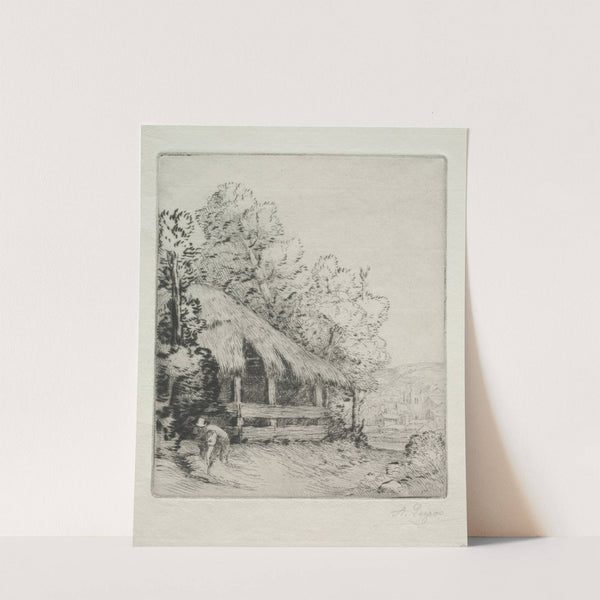 The Little Shed (Le Petit Hangar) (c. 1857–1911) by Alphonse Legros