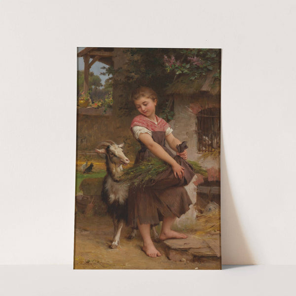 The Little Sheperdess (1891) by Émile Munier