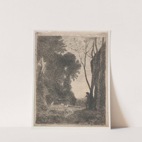 The Little Shepherd by Jean-Baptiste-Camille Corot