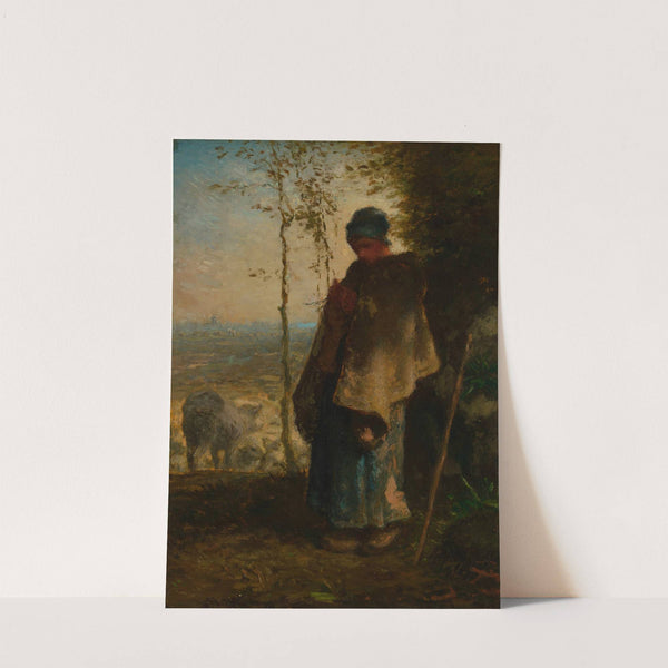 The Little Shepherdess by Jean-François Millet