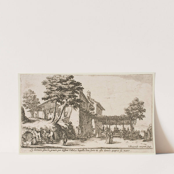 The Little Vine Arbour (1635) by Jacques Callot