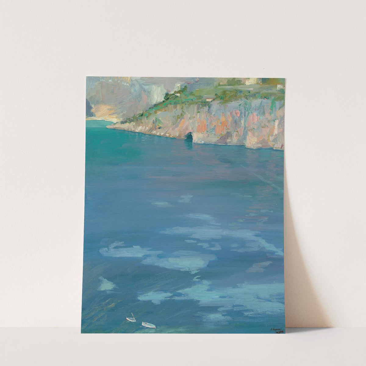 The Little White Boats, Cap Ferrat by Sir John Lavery