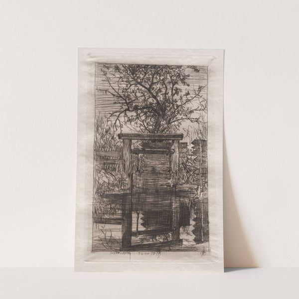 The Lock, Schleissheim by Otto Henry Bacher