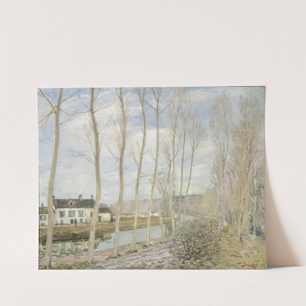 The Loing’s Canal (1892) by Alfred Sisley