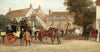 The London to Dorking Coach resting at the Marquess of Granby