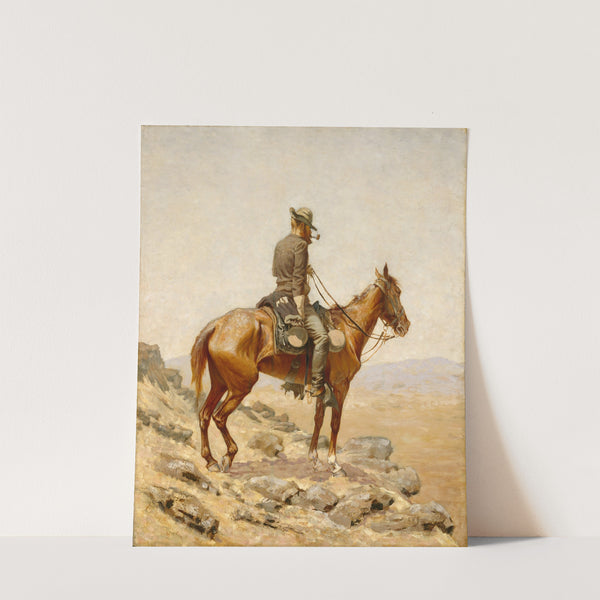 The Lookout (1887) by Frederic Remington