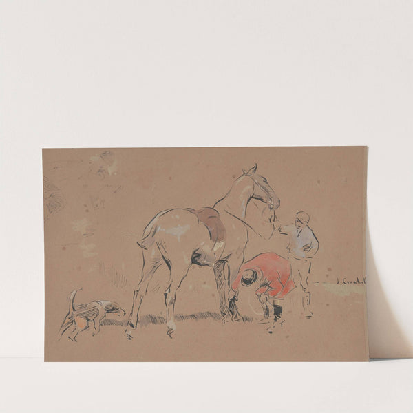 The Loose Shoe by Joseph Crawhall