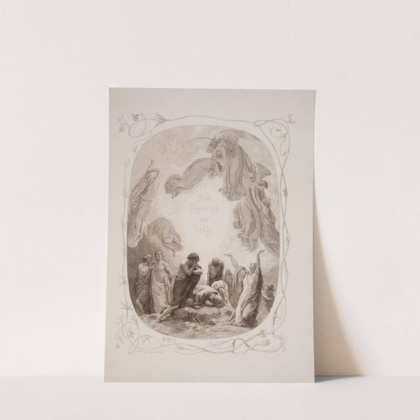 The Lord’s Prayer Pl.10 (1863) by Lorenz Frølich