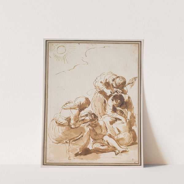 The Louse Hunters (1620s) by Guercino