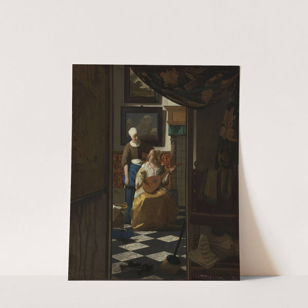 The Love Letter by Johannes Vermeer