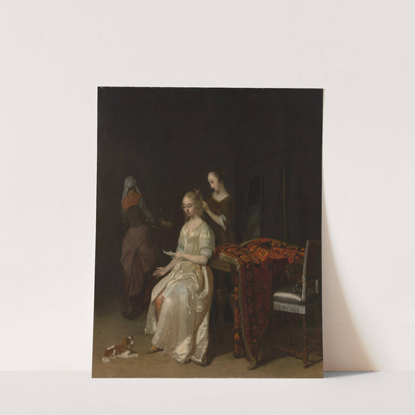 The Love Letter (early 1670s) by Jacob Ochtervelt