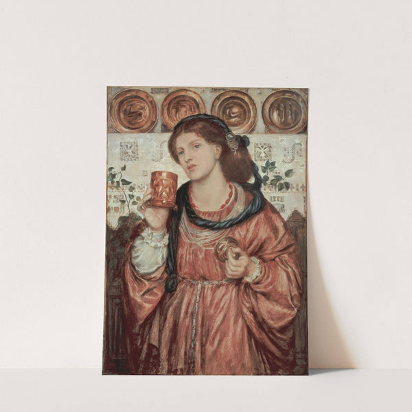 The Loving Cup (watercolour 3) by Dante Gabriel Rossetti