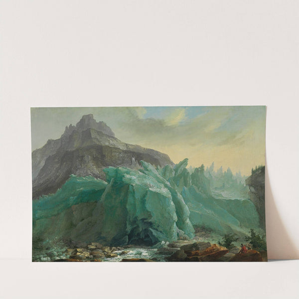 The Lower Grindelwald Glacier with Lütschine and the Mettenberg (1774) by Caspar Wolf