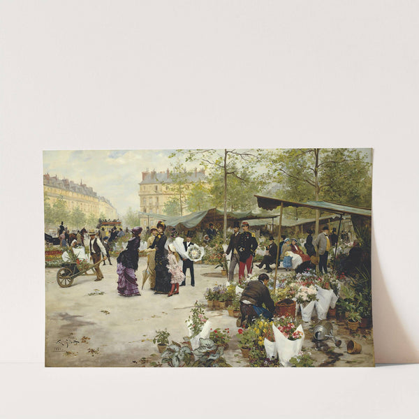 The Lower Market, Paris by Victor Gabriel Gilbert