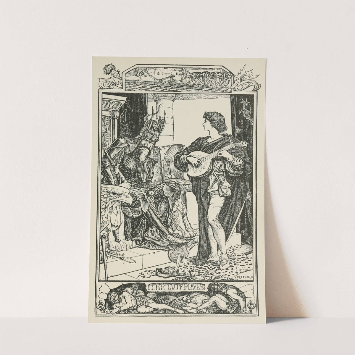 The Lute Player by Henry Justice Ford