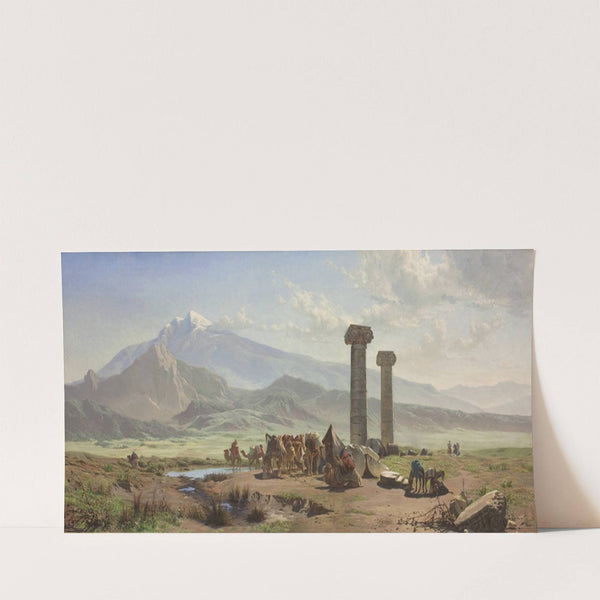 The Lydian Plain near Sardis, Asia Minor (Turkey) (1878) by Harald Jerichau