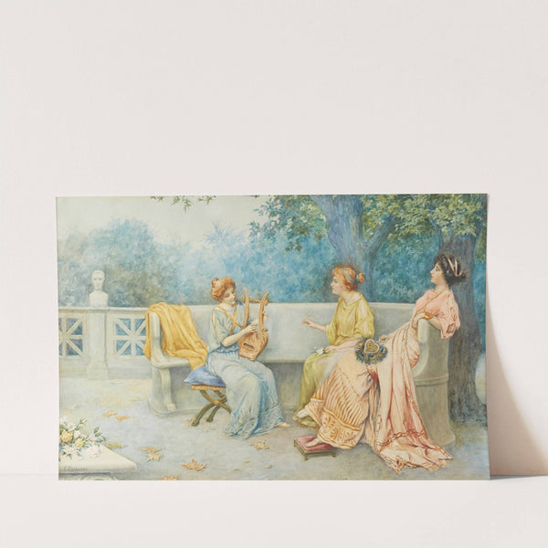 The lyre player by Francesco Ferraresi