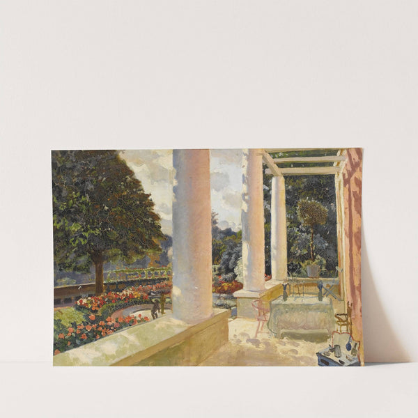 The MacMonnies Estate Terrace in Giverny by Mary Macmonnies Low