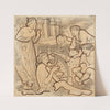 The Madness of Sir Tristram by Sir Edward Coley Burne-Jones