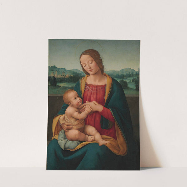 The Madonna and Child before a landscape by Giovanni Antonio Sogliani
