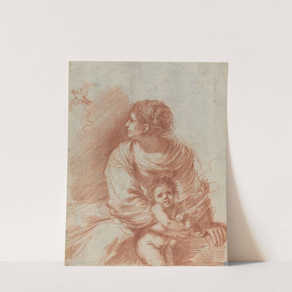 The Madonna and Child with an Escaped Goldfinch by Guercino