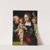 The Madonna and Child, with Saint Eligius and an Angel by The Master of the Parrot