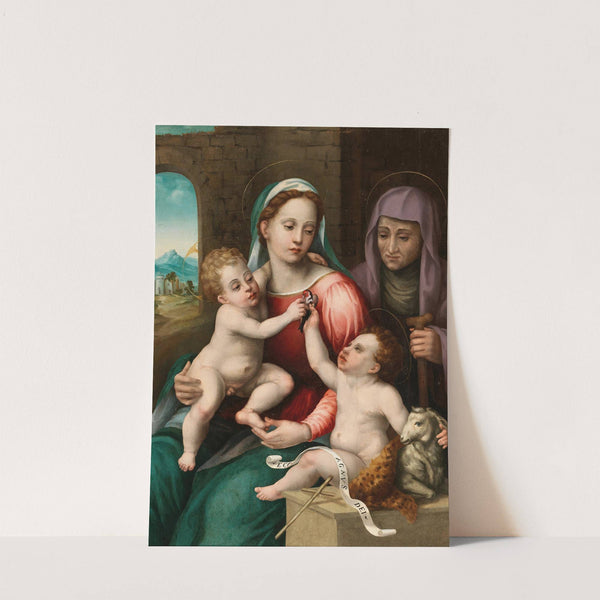 The Madonna and Child with Saint Elizabeth and the Infant Saint John the Baptist by Master of Volterra