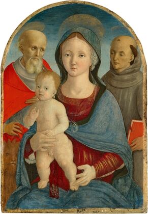 The Madonna and Child with Saints Jerome and Anthony of Padua — size preview