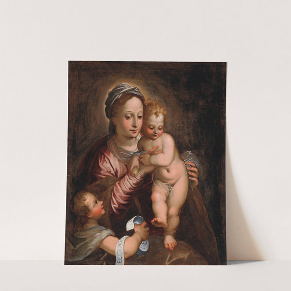The Madonna and Child with the Infant Saint John the Baptist by Venetian School
