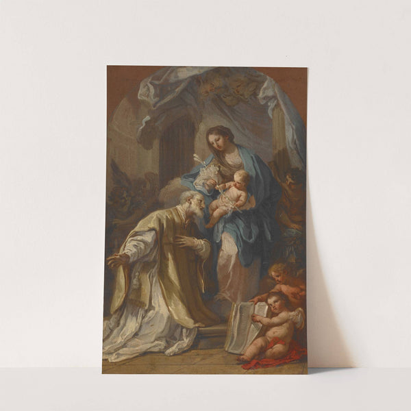 The Madonna Appearing to St. Philip Neri by Sebastiano Conca