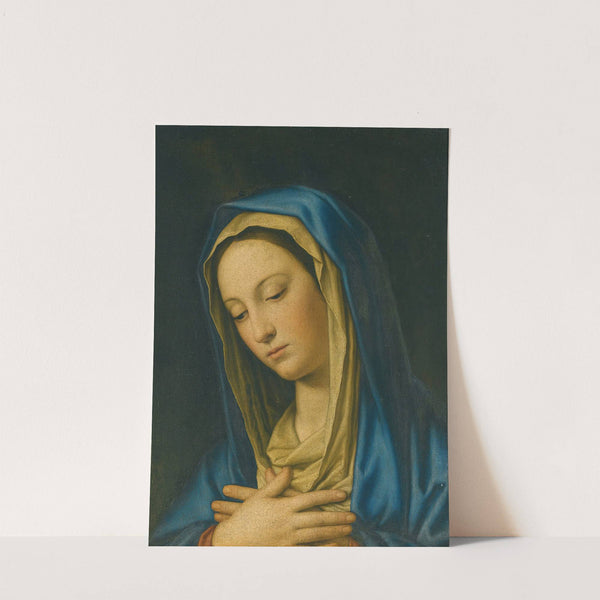 The Madonna At Prayer by Giovanni Battista Salvi da Sassoferrato