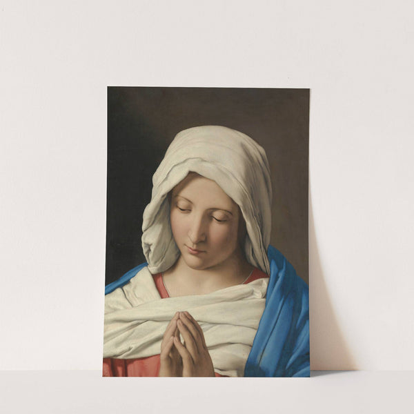 The Madonna In Prayer by Giovanni Battista Salvi da Sassoferrato