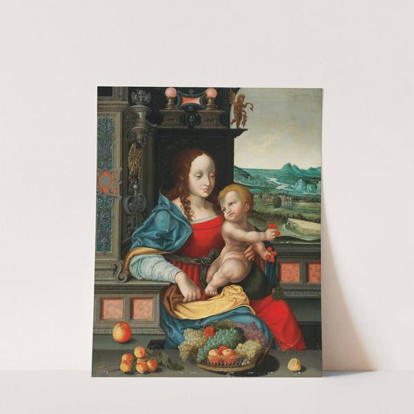 The Madonna of the Cherries by Follower of Joos van Cleve