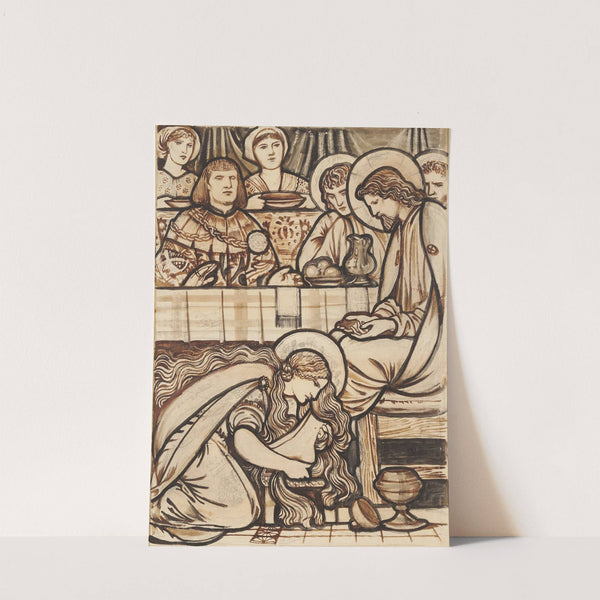 The Magdalen anointing Christ's Feet by Sir Edward Coley Burne-Jones
